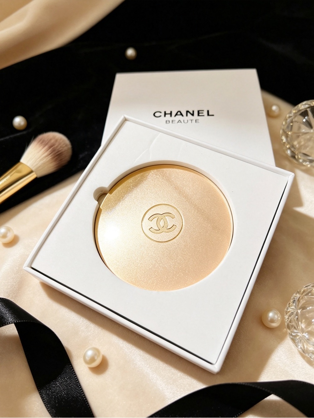 CHANEL Beauté Gold compact Mirror